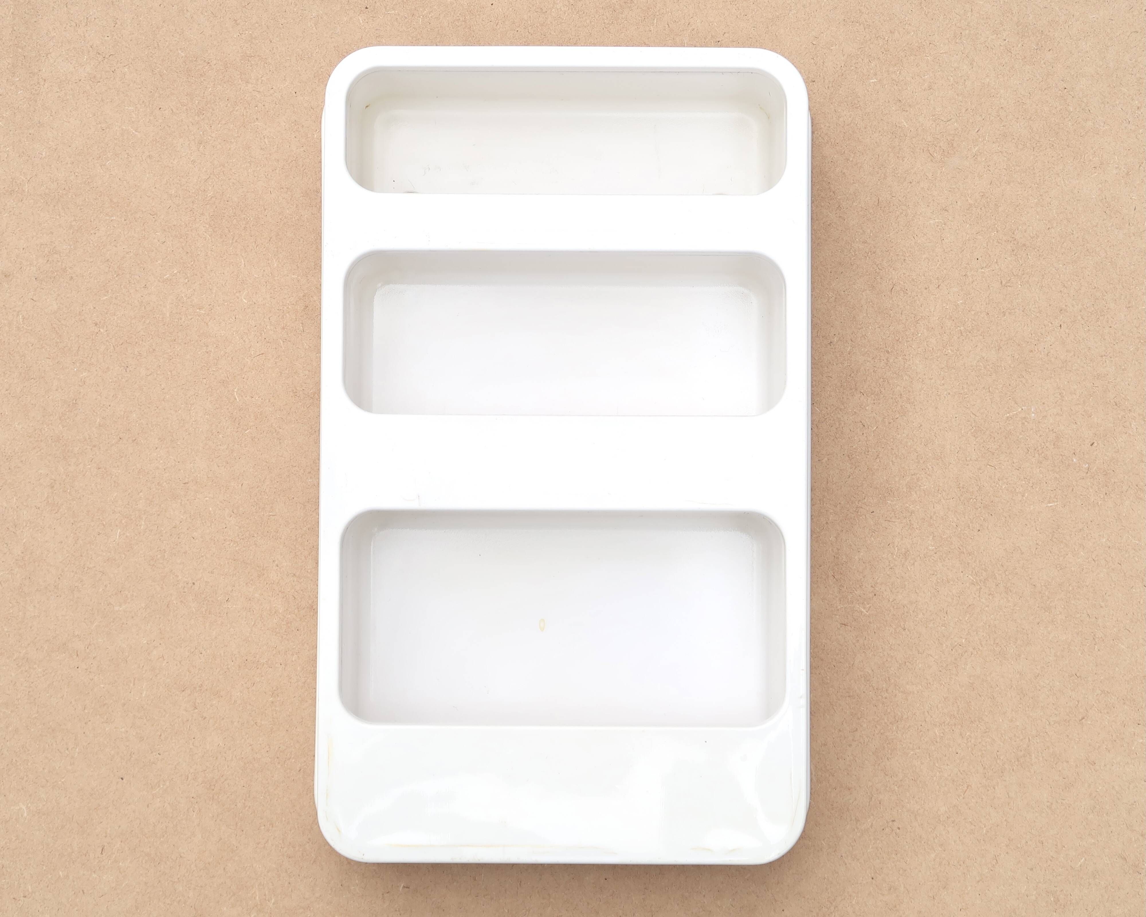 White plastic wall shelf by Jean Lin Viaud, 1970s