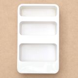 White plastic wall shelf by Jean Lin Viaud, 1970s