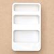 White plastic wall shelf by Jean Lin Viaud, 1970s