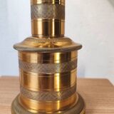 Brass column lamp