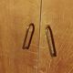 Vintage two-door wooden wardrobe