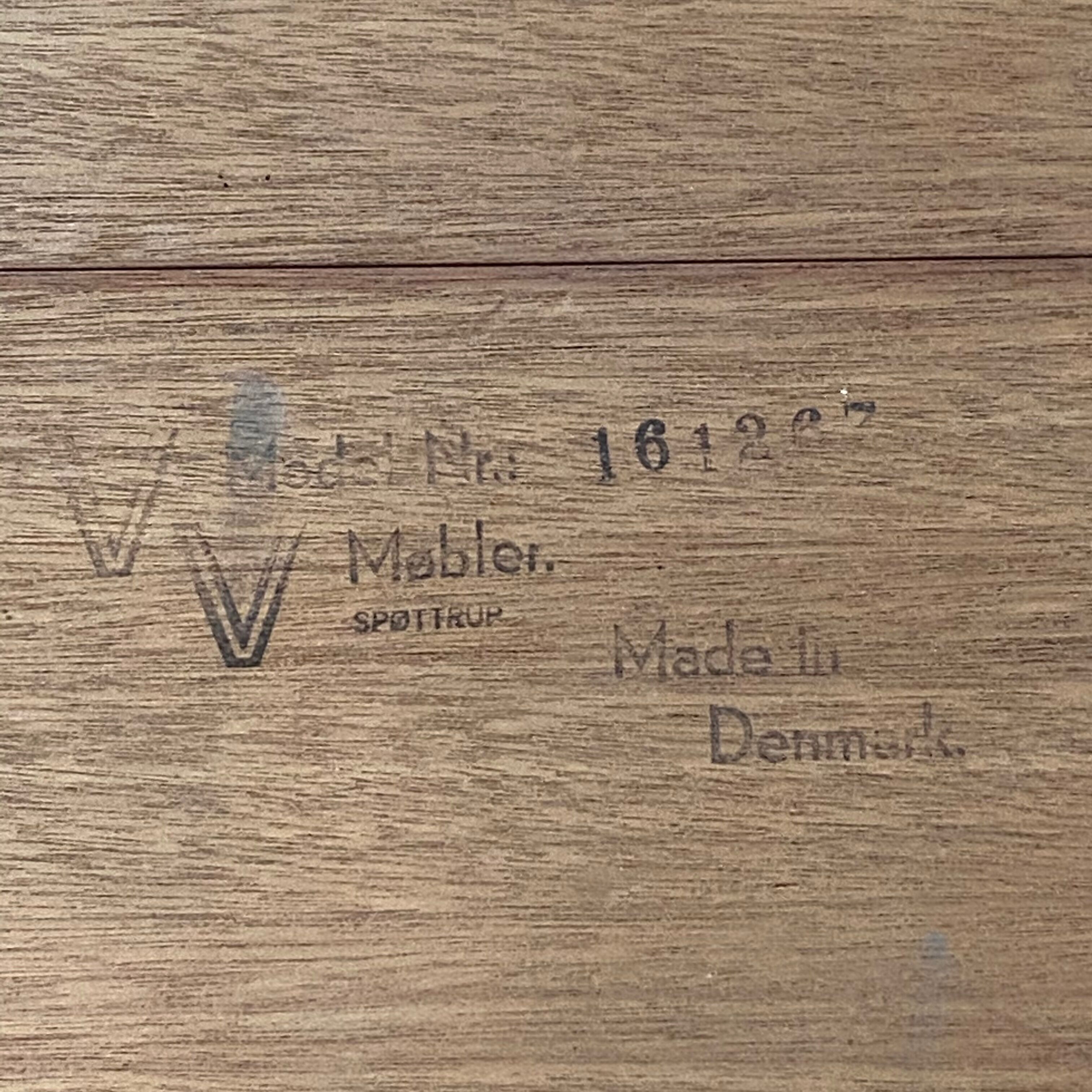 Danish teak-VV dining table Møbler Spøttrup -Vintage 1960s