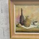 Peinture à l’huile signée Milieu du siècle