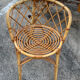 Rattan desk and chair 1960