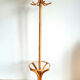 Porte manteau perroquet vintage en bois courbé