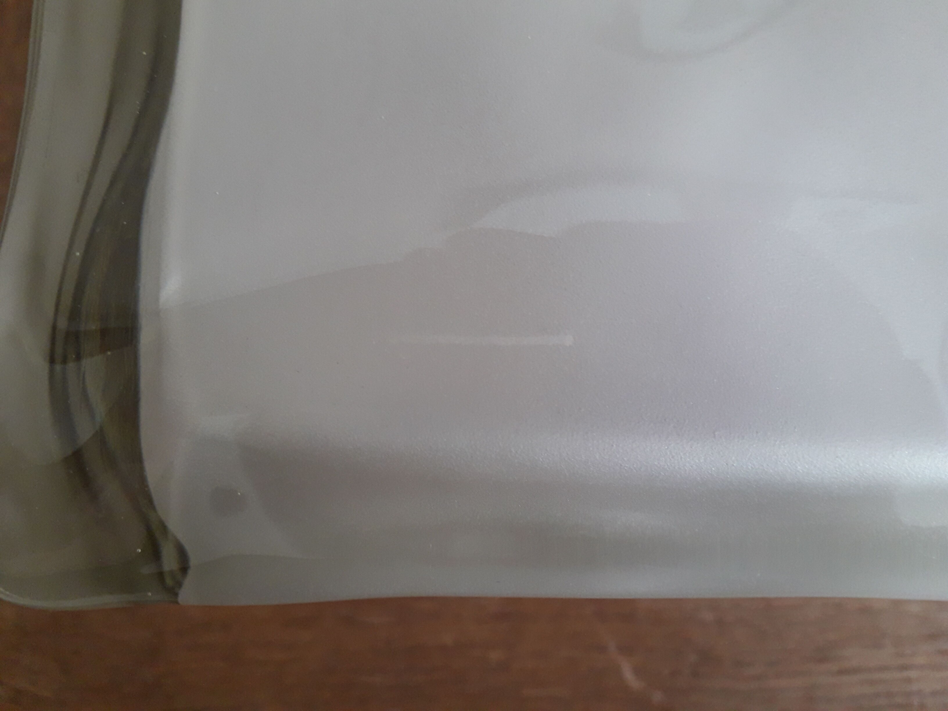 Ikea lamp ice cube frosted glass vintage