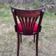 Chaises bistrot velours
