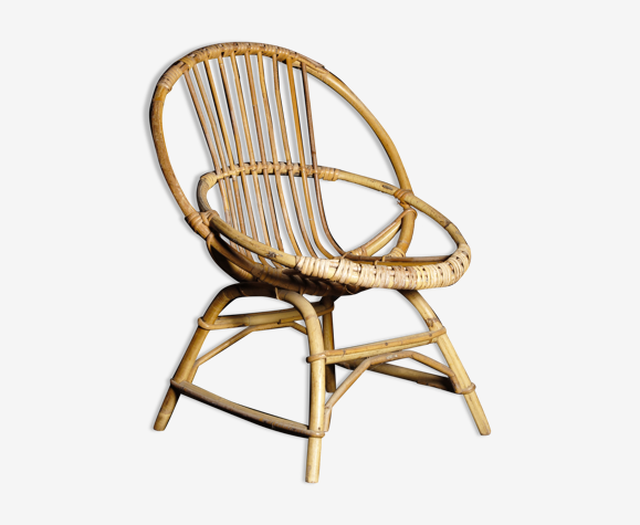Fauteuil rotin enfant