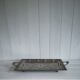 Silver metal tray