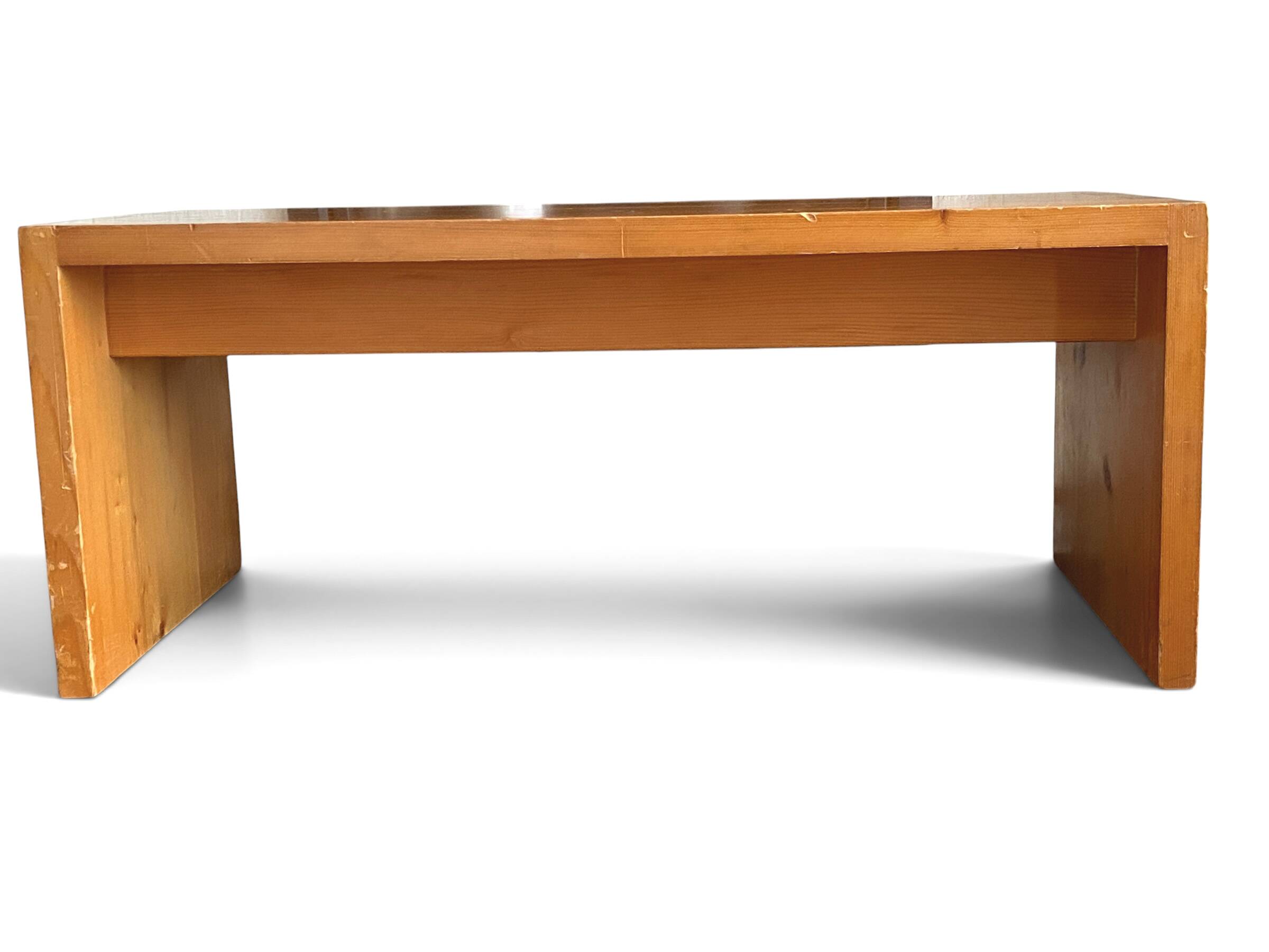 Authentic 1960s pine mountain coffee table.