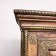 Carved wooden wardrobe and repoussé metal – Indian inspiration – 20th century
