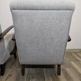 Armchairs by Jindrich Halabala, 1940s, Set of 2