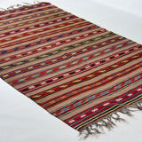 Anatolian handmade kilim rug 241 cm x 146 cm