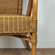 Rattan armchair
