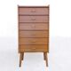 Chiffonnier vintage des années 1960 avec pieds inclinés