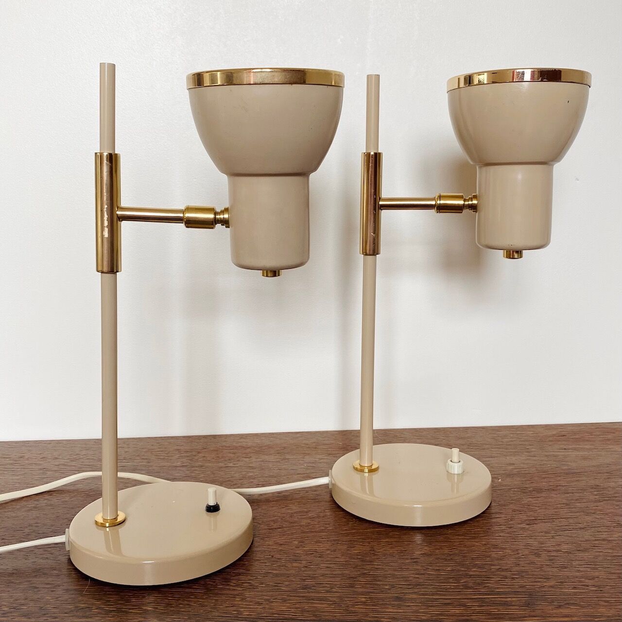 Paire de lampes de bureau by Boulanger
