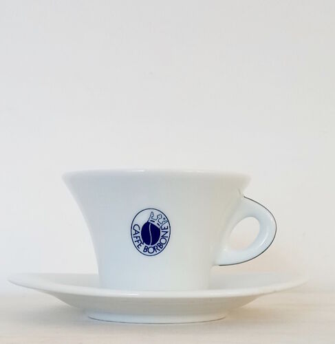6 tasses à capuccino logo Caffe' borbone