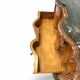 antique walnut serpentine commode