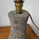 Lampe de bureau ou de table granit pierre sculptée 1970