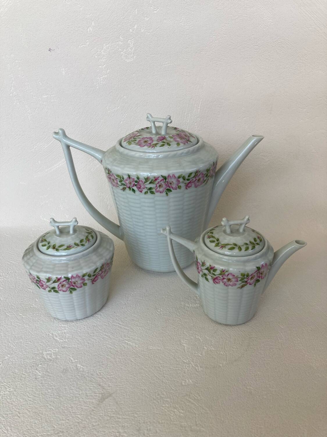 Charles Field Haviland Rosehip Coffee Set