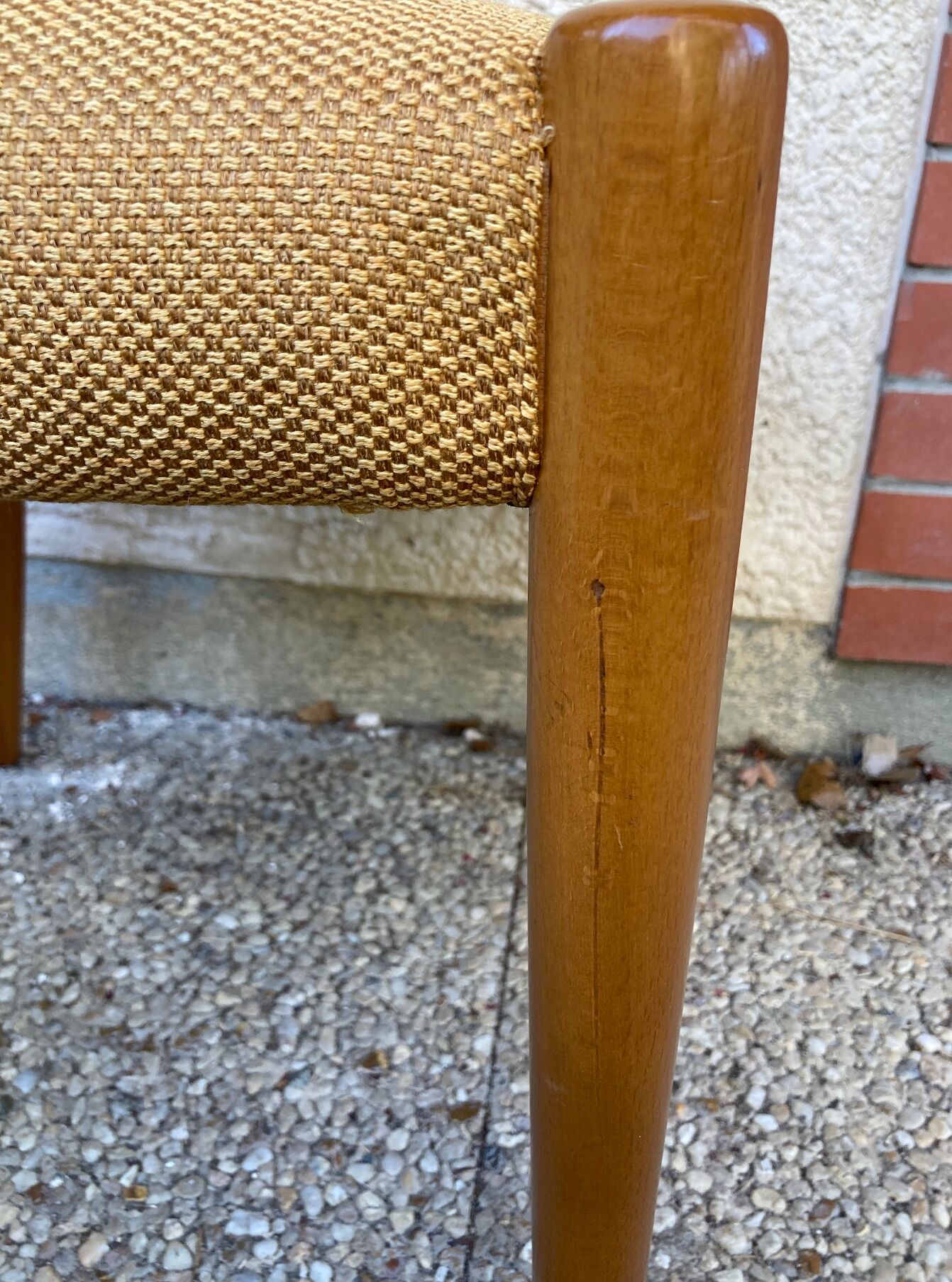 Set of 6 vintage Scandinavian chairs