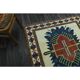 1970s Vintage Turkish Oushak Handmade Wool Cotton Beige Area Rug 160x265