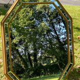 large mirror bestelnummer parcloses bisautées, circa 1980 73x93cm