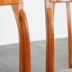 Suite de 2 chaises à repas Schuitema design Art Nouveau