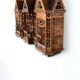 Important bird cage - aviary representing a house early 20th century l 158 cm