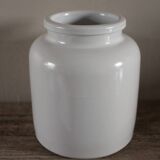 Vintage mustard pot in glazed stoneware