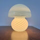 Ancienne Lampe champignon vintage en verre tourbillon Vetri Murano années 60