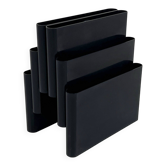 Porte-magazines noir par Giotto Stoppino pour Kartell, 1970