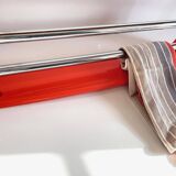 Orange towel rack by Syla from the 70s