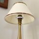 Brass base bedside lamp