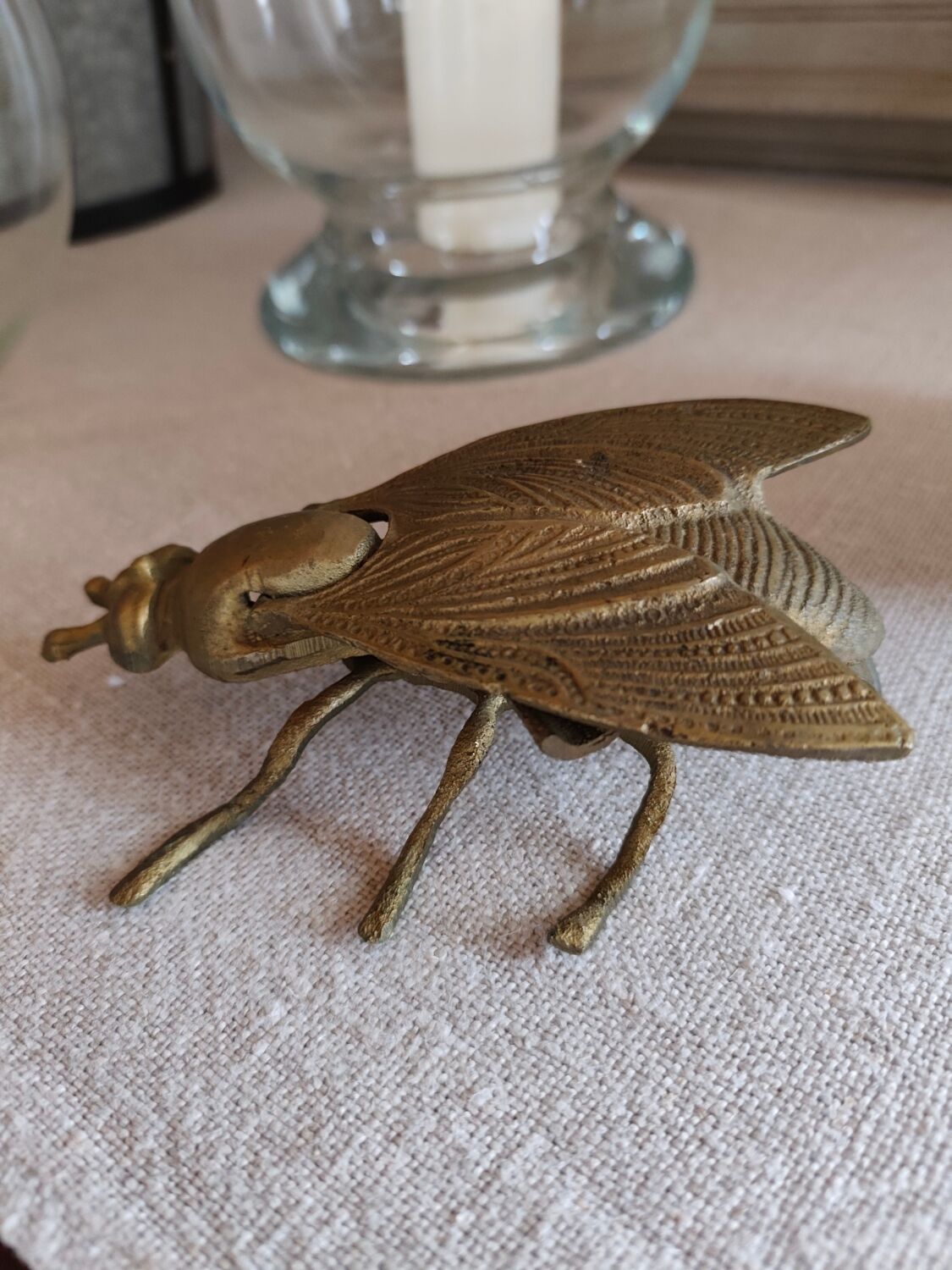 Brass ashtray and catchall