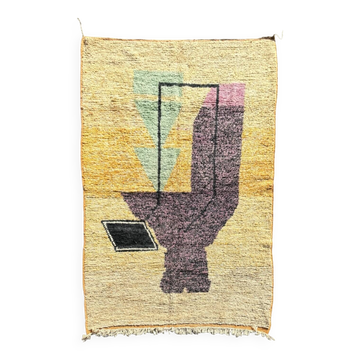 Large multi-colored Berber rug Boujad