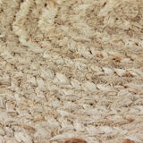 Round carpet in jute 70 cm