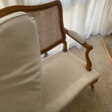 French vintage bank chair