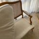 French vintage bank chair