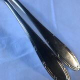 Paire de couvert de service en métal argenté 84g