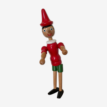 Pinocchio en bois articulé H40