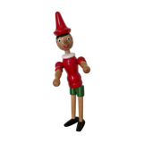 Articulated wooden Pinocchio H40