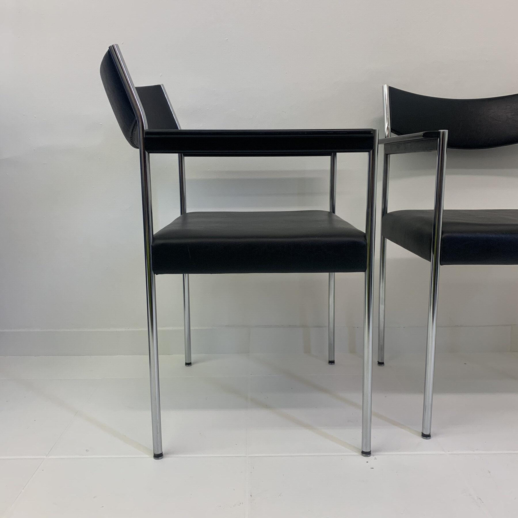 Set of 2 armchairs by Edlef Bandixen for Kusch + co 1970
