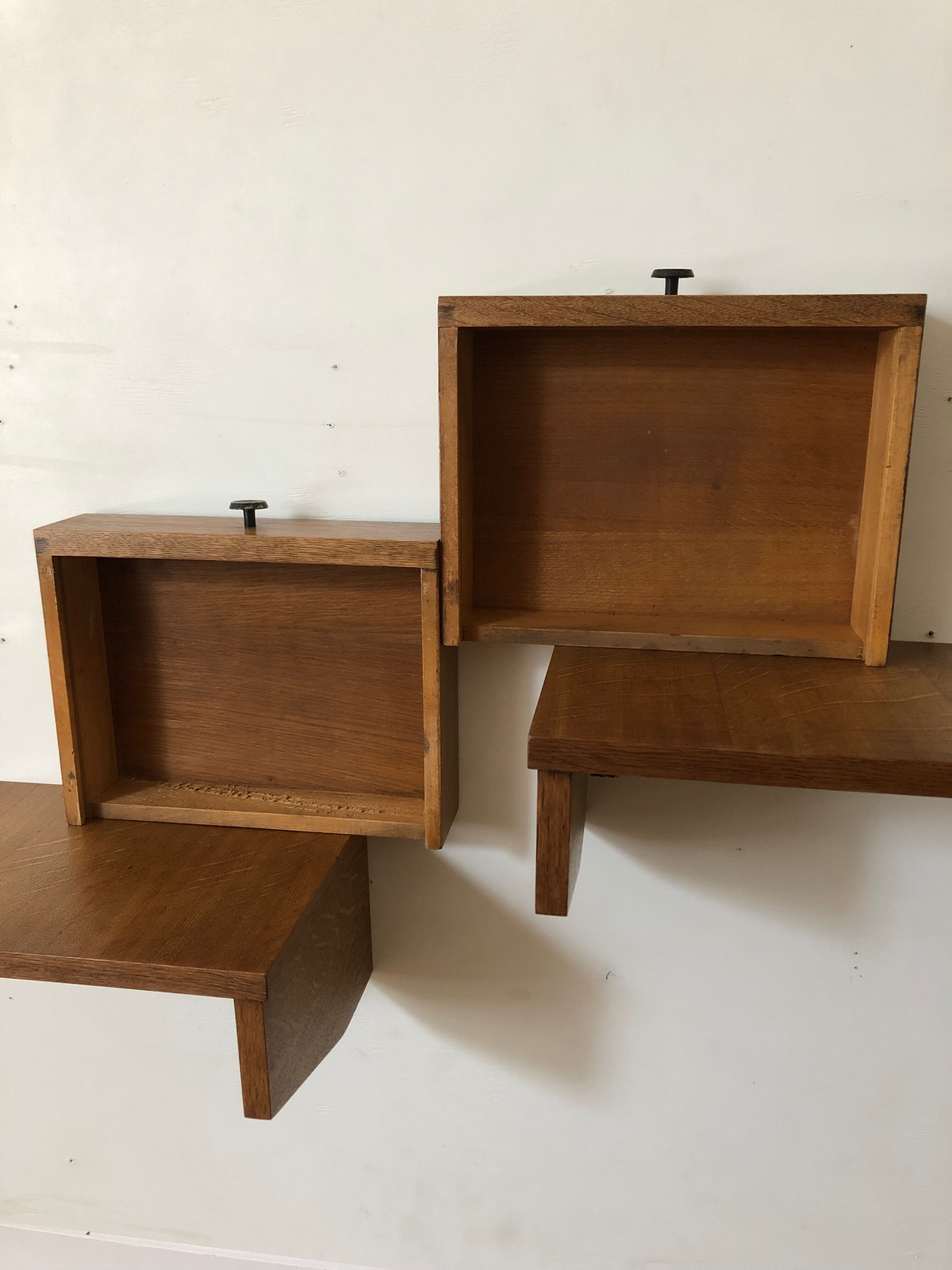 Wall bedside tables