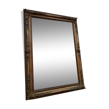 Miroir doré époque restauration 125x92
