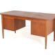 Gunnar Nielsen designer teak desk Tibergaard 'Hesselballe'
