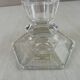 Ancient candlestick, hexagon shape Jardy, St. Louis crystal