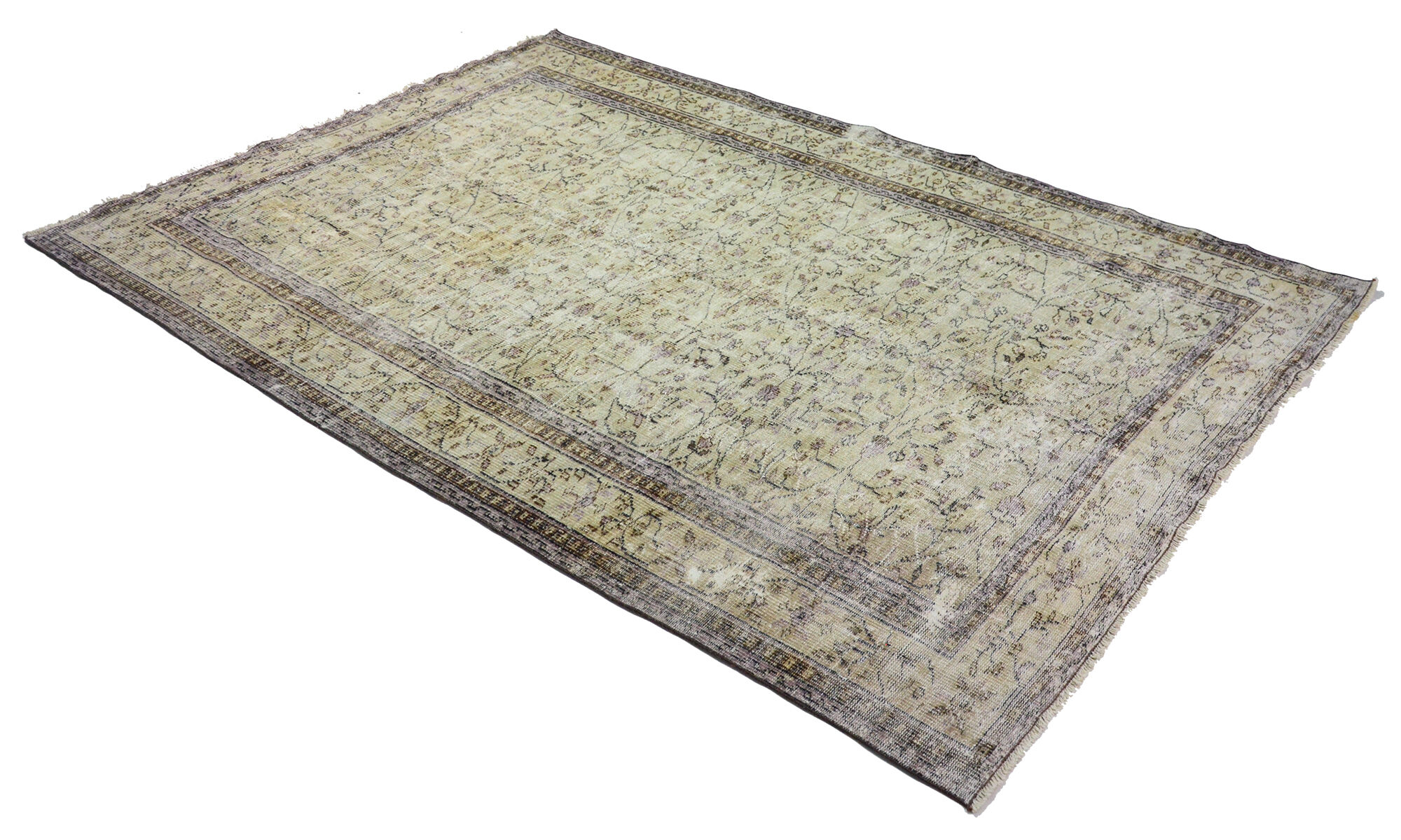 Anatolian handmade vintage rug 301 cm x 209 cm