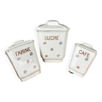 Spice jars • vintage, Digoin Sarreguemines