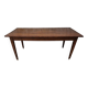 Table de ferme en chêne et sapin